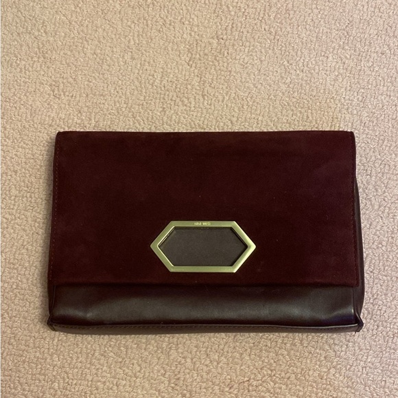 Burgundy Clutch - Nine West - Picture 1 of 6